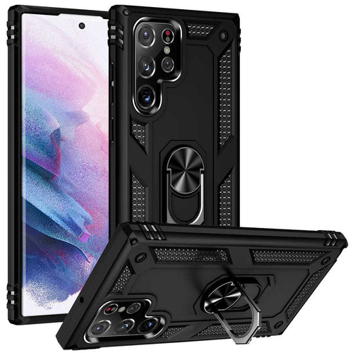 Galaxy S22 Ultra Kılıf Zore Vega Kılıf - Siyah