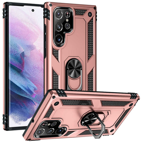 Galaxy S22 Ultra Kılıf Zore Vega Kılıf - Rose Gold