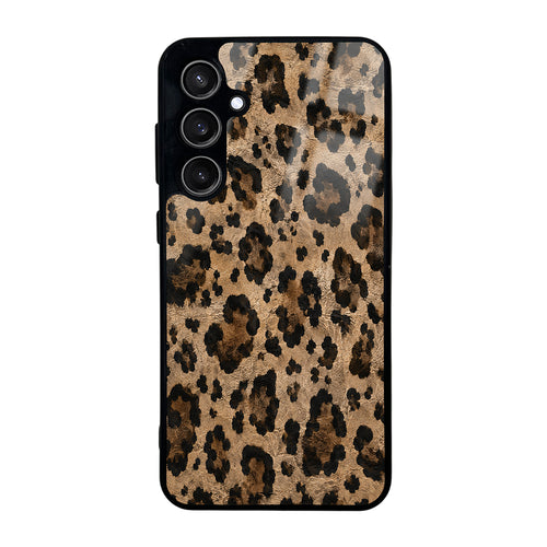 Galaxy S23 FE Kılıf Kamera Korumalı Desenli Zore Lusi Kılıf - Kahve Leopar