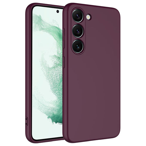 Galaxy S23 Plus Kılıf Zore Mara Lansman Kılıf - Koyu Mor