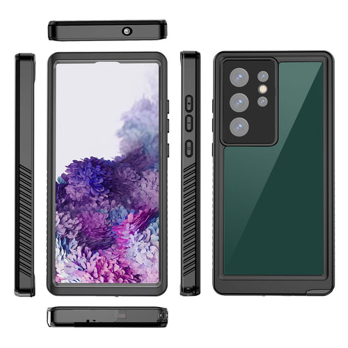 Galaxy S23 Ultra Kılıf 1-1 Su Geçirmez Kılıf - Siyah
