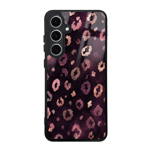 Galaxy S24 FE Kılıf Kamera Korumalı Desenli Zore Lusi Kılıf - Pembe Leopar