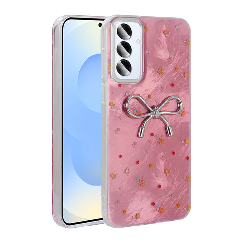 Galaxy S24 FE Kılıf Kamera Korumalı Figürlü Zore Ponti Silikon Kılıf - Açık Pembe
