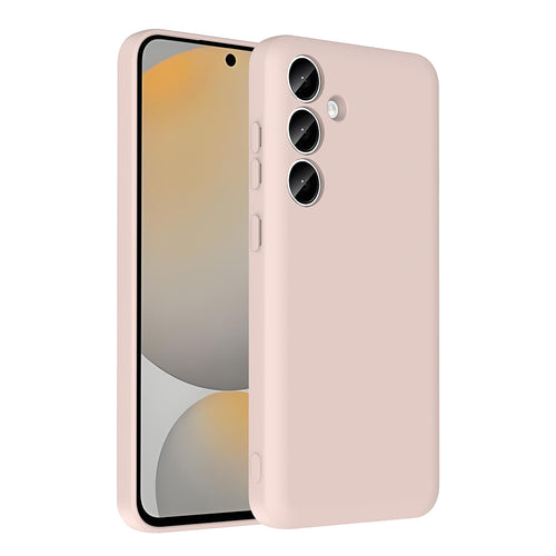 Galaxy S24 FE Kılıf Kamera Korumalı Kartlık Hazneli Zore Vitra Kılıf - Pembe