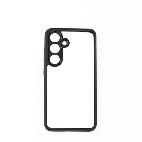 Galaxy S24 Plus Kılıf Kamera Korumalı Şeffaf Arka Yüzey Zore New Roll Kılıf - Siyah