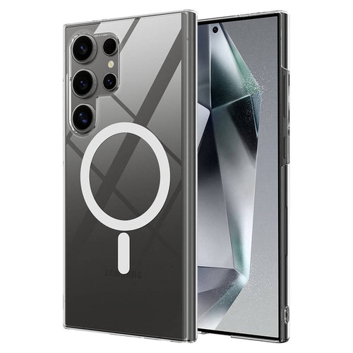 Galaxy S24 Ultra Kılıf Kamera Korumalı M-safe Sert PC Zore Porto Kılıf - Renksiz