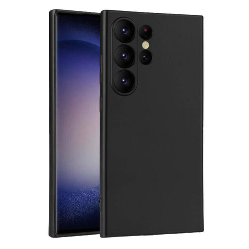 Galaxy S24 Ultra Kılıf Zore Premier Silikon Kılıf - Siyah