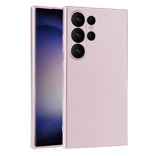 Galaxy S24 Ultra Kılıf Zore Premier Silikon Kılıf - Rose Gold