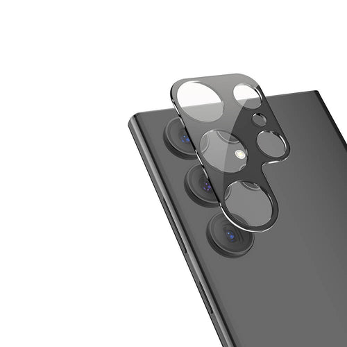 Galaxy S24 Ultra Zore 3D Kamera Camı - Siyah