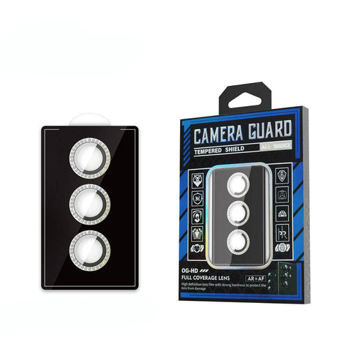 Galaxy S24 Zore Diamond Kamera Lens Koruyucu Cam Filmi - Sarı