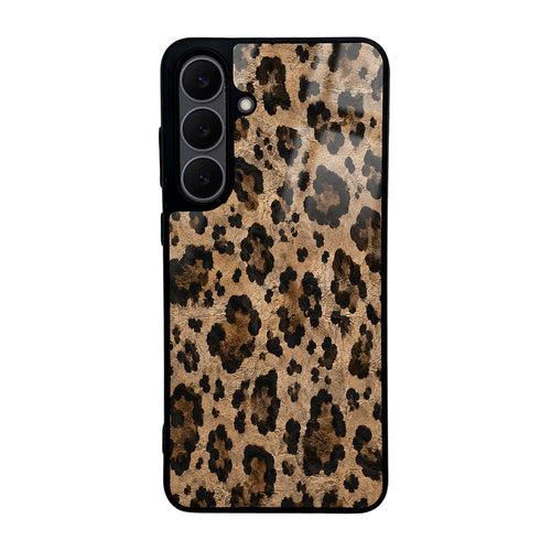 Galaxy S25 FE Kılıf Kamera Korumalı Desenli Zore Lusi Kılıf - Kahve Leopar