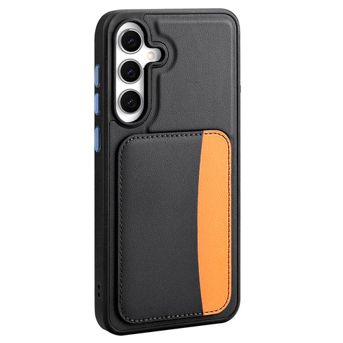 Galaxy S25 FE Kılıf Kartlıklı Zore X-Kart Silikon Kılıf - Siyah