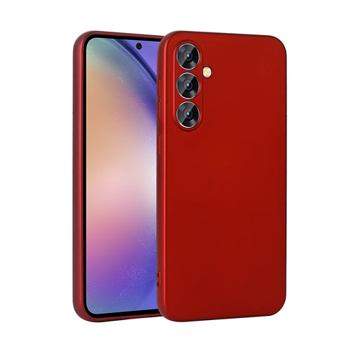 Galaxy S25 FE Kılıf Zore Premier Silikon Kılıf - Kırmızı