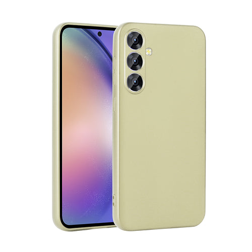 Galaxy S25 FE Kılıf Zore Premier Silikon Kılıf - Gold