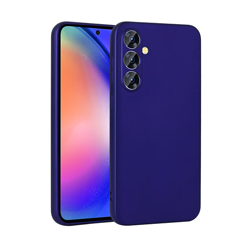 Galaxy S25 FE Kılıf Zore Premier Silikon Kılıf - Saks Mavi