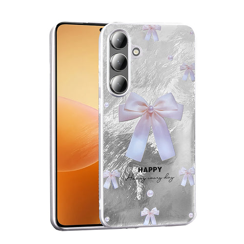 Galaxy S25 Kılıf Desenli Zore Mep Kılıf - İncili Fiyonk