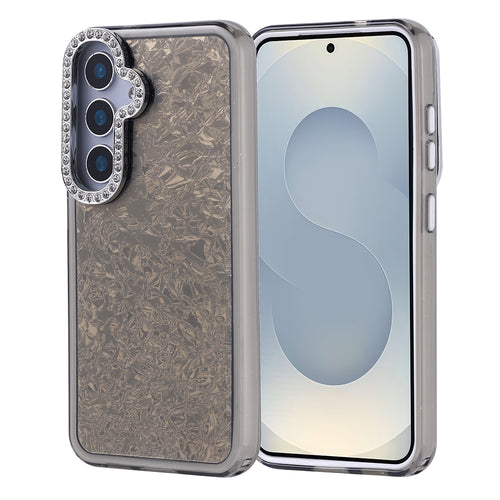 Galaxy S25 Kılıf Taşlı Tasarımlı Zore Kapi Kılıf - Siyah