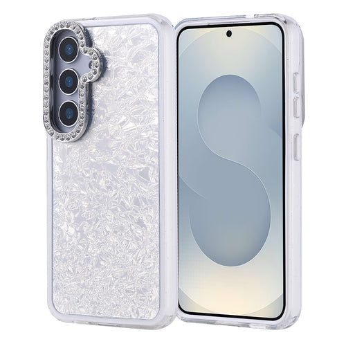 Galaxy S25 Kılıf Taşlı Tasarımlı Zore Kapi Kılıf - Gümüş