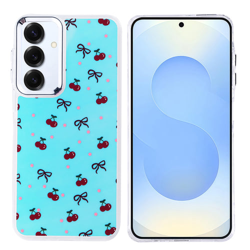 Galaxy S25 Plus Kılıf Airbag Tasarımlı Zore Hadra Kılıf - Kiraz