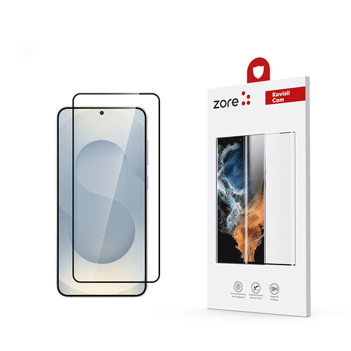 Galaxy S25 Plus Zore Dias Cam Ekran Koruyucu - Siyah