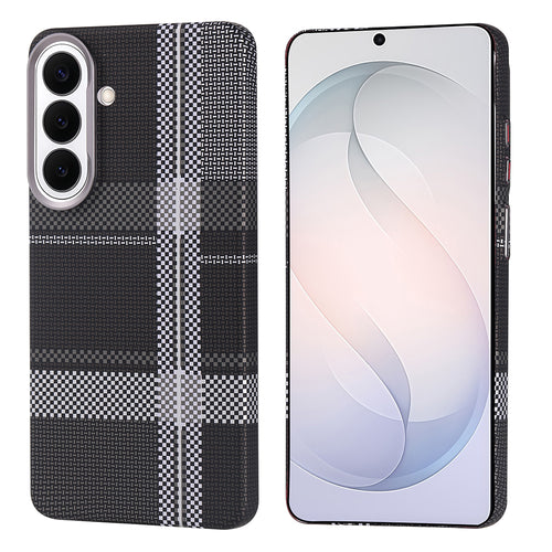 Galaxy S26 Kılıf M-safe Şarj Özellikli Karbon Fiber Görünümlü Zore Nekst Kılıf - Siyah-Gri
