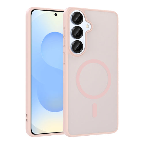 Galaxy S26 Kılıf M-safe Şarj Özellikli Zore Babet Kılıf - Pembe