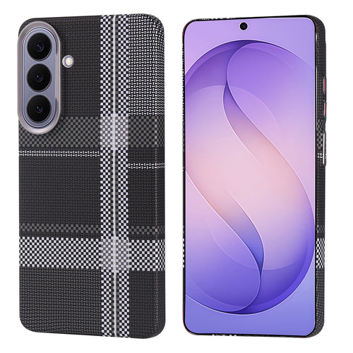 Galaxy S26 Plus Kılıf M-safe Şarj Özellikli Karbon Fiber Görünümlü Zore Nekst Kılıf - Siyah-Gri