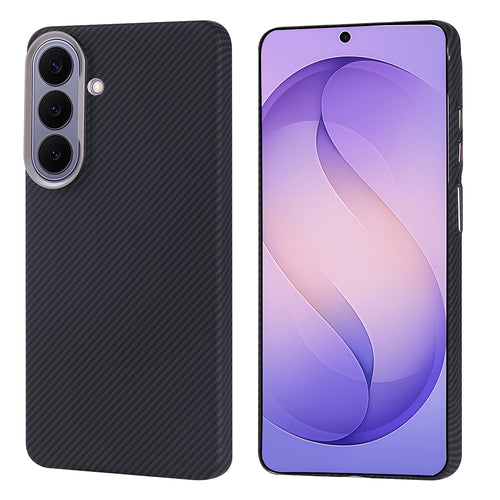 Galaxy S26 Plus Kılıf M-safe Şarj Özellikli Karbon Fiber Görünümlü Zore Nekst Kılıf - Siyah