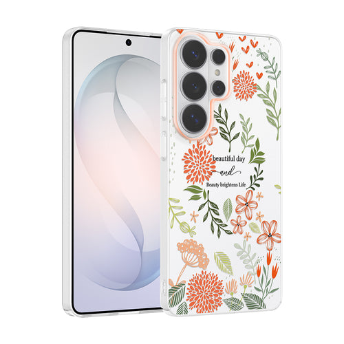 Galaxy S26 Ultra Kılıf Kamera Korumalı Desenli Zore Klip Kılıf - Beautiful