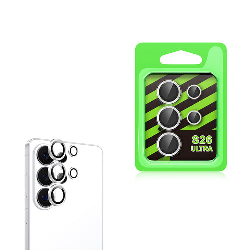 Galaxy S26 Ultra Zore CL-07 Kamera Lens Koruyucu - Gümüş