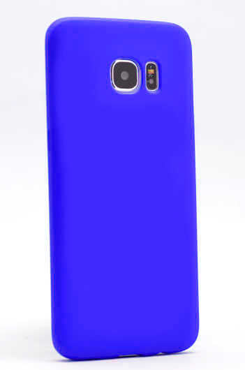 Galaxy S7 Kılıf Zore Premier Silikon Kılıf - Saks Mavi