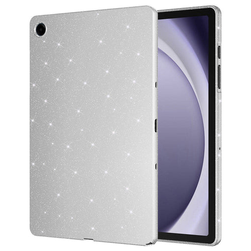 Galaxy Tab S10 Lite Simli Parlak Görünümlü Zore Tablet Koton Kılıf - Gümüş