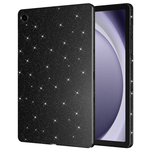 Galaxy Tab S10 Lite Simli Parlak Görünümlü Zore Tablet Koton Kılıf - Siyah