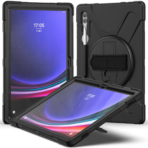 Galaxy Tab S10 Ultra Zore Defender Tablet Silikon - Siyah