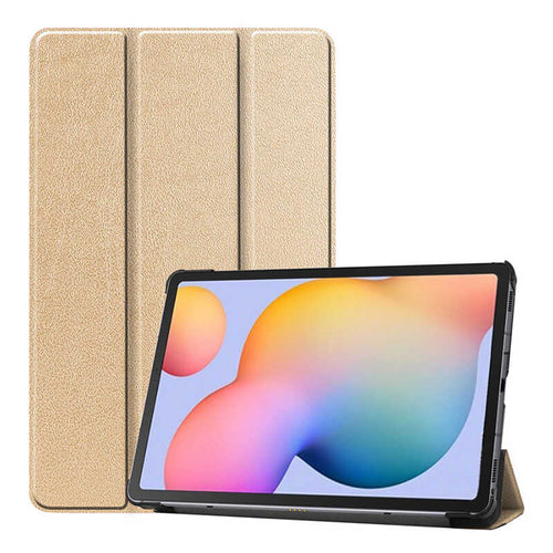 Galaxy Tab S7 T870 Zore Smart Cover Standlı 1-1 Kılıf - Gold