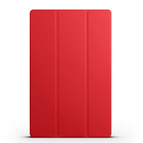 Galaxy Tab S8 Ultra SM-X900 Zore Smart Cover Standlı 1-1 Kılıf - Kırmızı