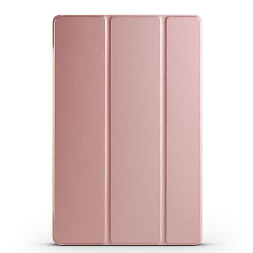 Galaxy Tab S9 FE Plus Zore Smart Cover Standlı 1-1 Kılıf - Rose Gold