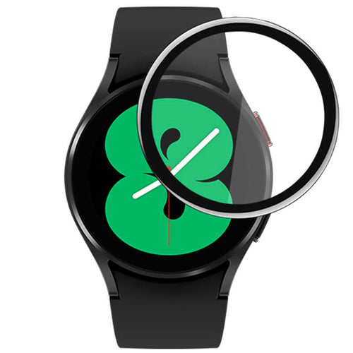 Galaxy Watch 4 44mm Zore PMMA Pet Saat Ekran Koruyucu - Siyah