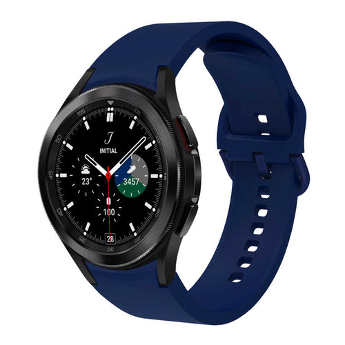 Galaxy Watch 4 Classic 46mm KRD-50 Silikon Kordon - Petrol Mavi