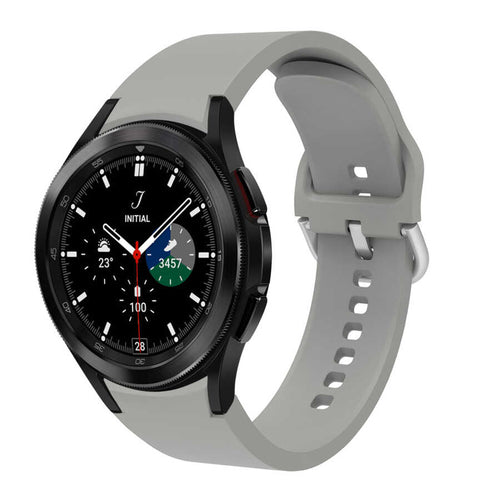 Galaxy Watch 4 Classic 46mm KRD-50 Silikon Kordon - Gri