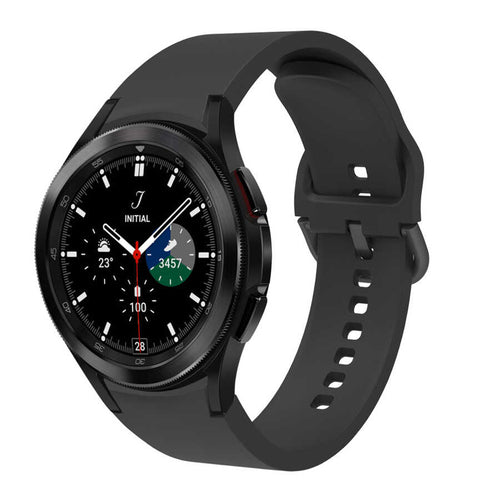 Galaxy Watch 4 Classic 46mm KRD-50 Silikon Kordon - Siyah