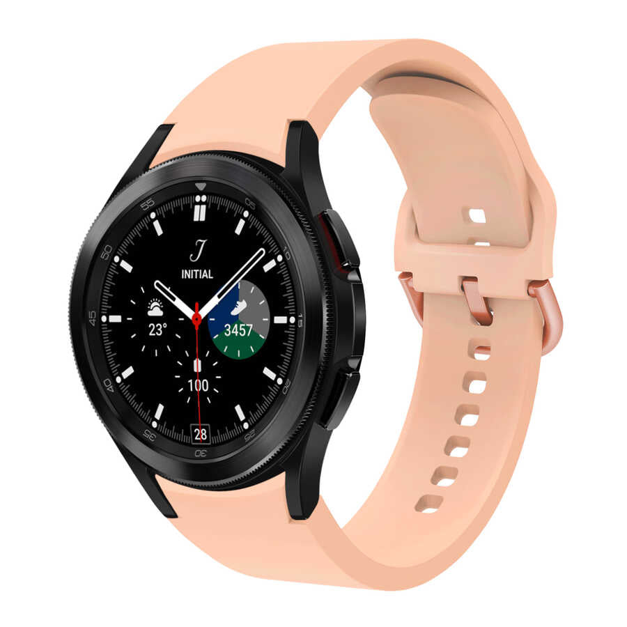 Galaxy Watch 4 Classic 46mm KRD-50 Silikon Kordon - Pembe