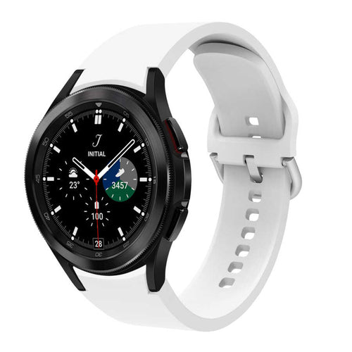 Galaxy Watch 4 Classic 46mm KRD-50 Silikon Kordon - Beyaz