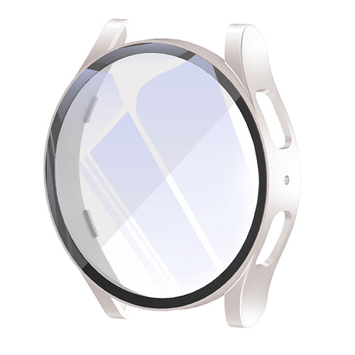 Galaxy Watch 6 44mm Sert PC Kasa ve Ekran Koruyucu Zore Watch Gard 14 - Starlight