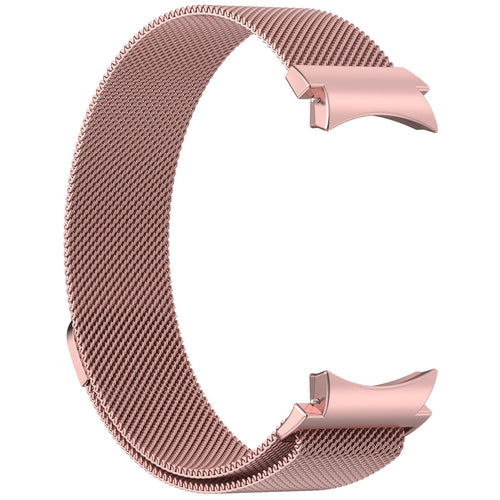 Galaxy Watch 6 Classic 47mm Zore KRD-01 Metal Kordon - Pembe