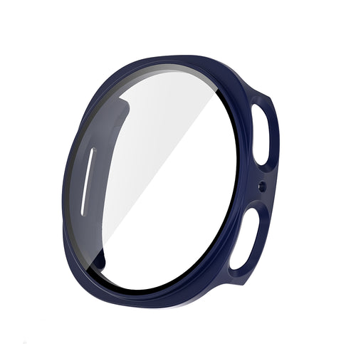 Galaxy Watch 8 44mm Sert PC Kasa ve Ekran Koruyucu Zore Watch Gard 38 - Lacivert