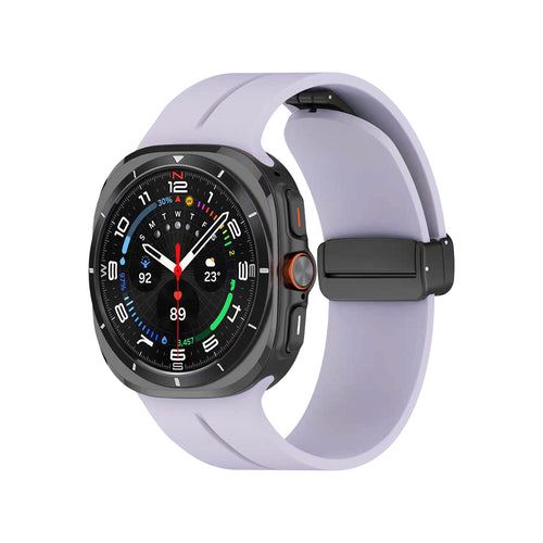 Galaxy Watch 8 Classic 46mm Zore KRD-84 Silikon Kordon - Lila