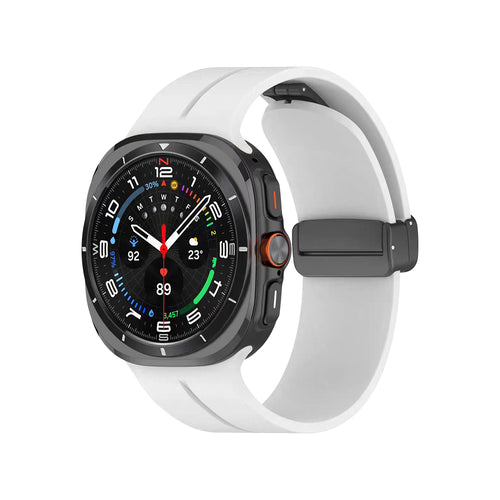 Galaxy Watch 8 Classic 46mm Zore KRD-84 Silikon Kordon - Beyaz