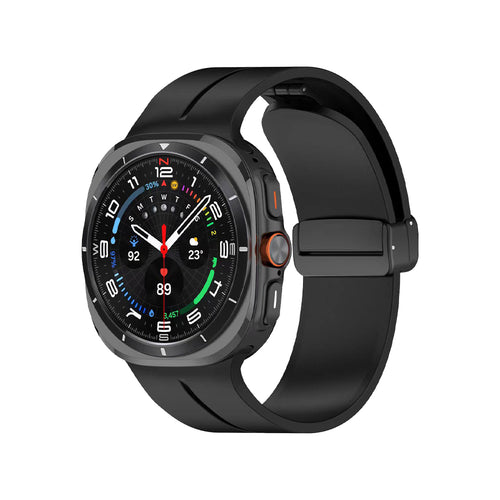 Galaxy Watch 8 Classic 46mm Zore KRD-84 Silikon Kordon - Siyah