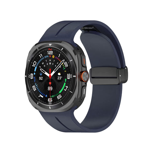 Galaxy Watch 8 Classic 46mm Zore KRD-84 Silikon Kordon - Lacivert